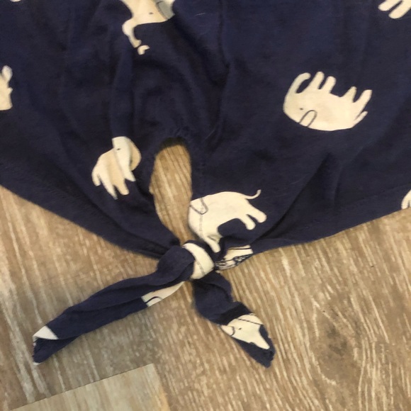 Elephant tie crop top - Picture 3 of 3